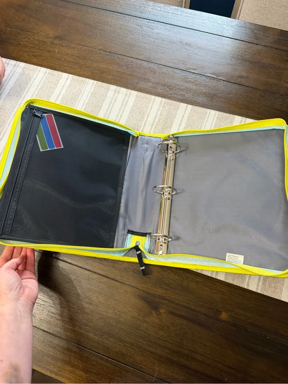 Five Star tablet zipper